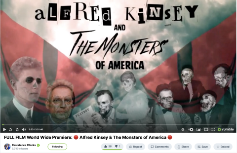 Alfred Kinsey And The Monsters of America